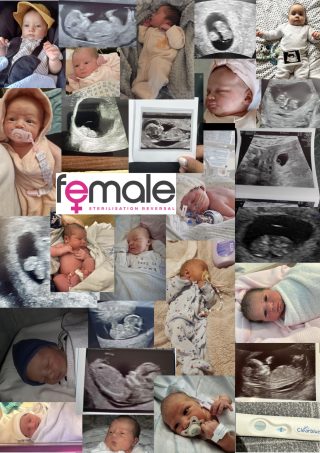 Reversal pregnancy collage